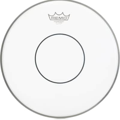 Remo Powerstroke 77 Coated Clear Dot Snare Drumhead - 13 inches image 1