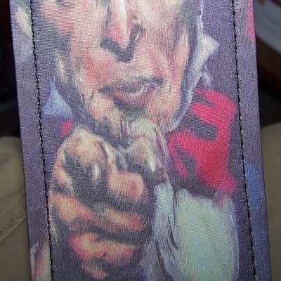 Ralph Marlin Uncle Sam/Stars & Stripes patriotic guitar strap 2000s image 1