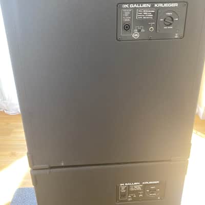 Gallien-Krueger 1001RBmk2 + 2 Neo410 cabs 2014 - silver/grey and black image 10