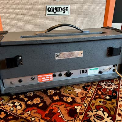 Vintage 1975 Laney Klipp L100 Lead Valve Amplifier Grey Head Partridge *1970s* image 11