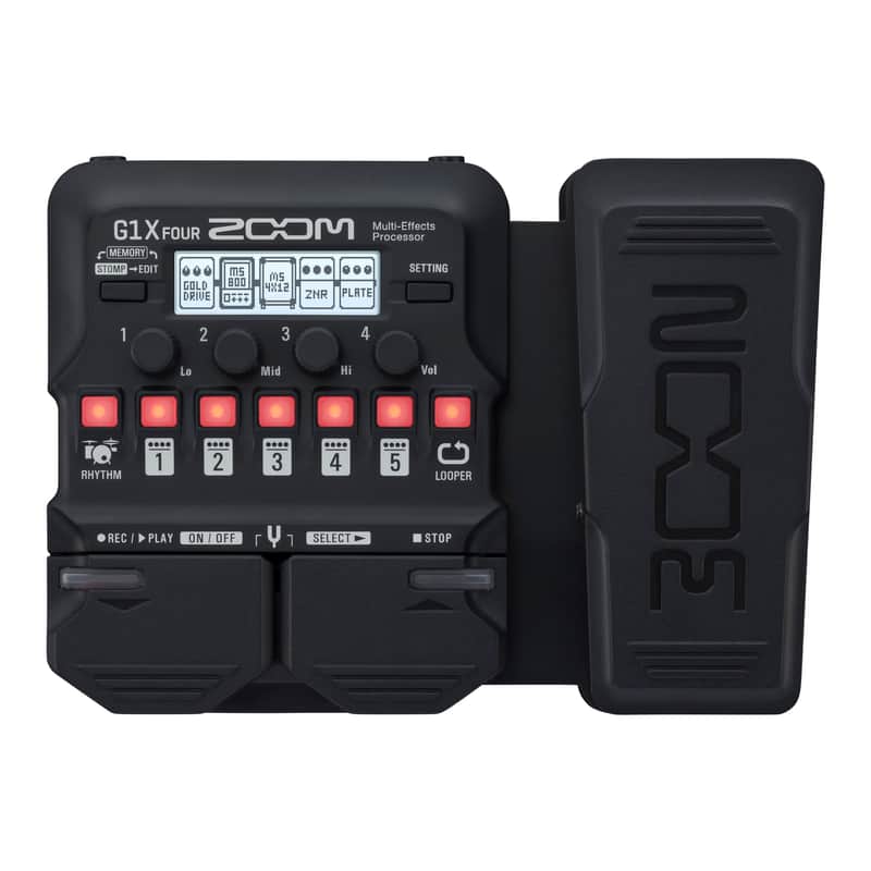 Zoom G1X FOUR Guitar MultiEffects Processor with Expression Pedal image 1
