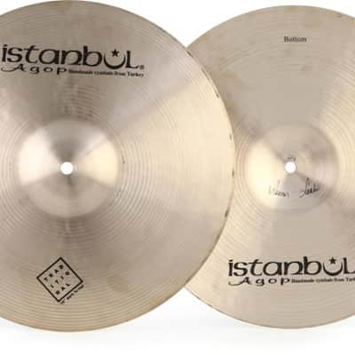 Istanbul Agop Traditional Dark Hi-hat Cymbals - 14 inches image 2