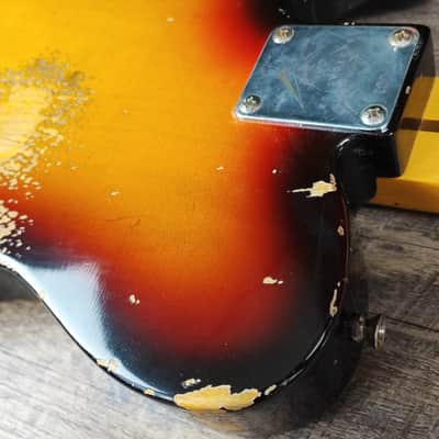 MyDream Partcaster Custom Built - Relic'Art Sunburst Asyllum image 9