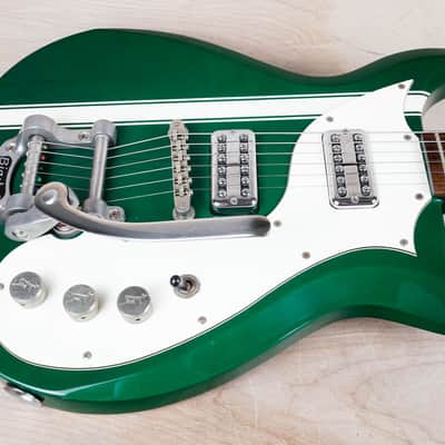 Gretsch G5135GL Electromatic G. Love Signature Corvette 2009 Phili-Green w/ Competition Stripe w/ Bag image 4