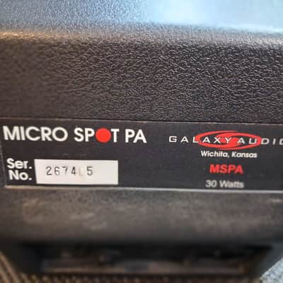 Galaxy Audio MSPA Powered Micro Spot Personal Monitor 2010s - Black image 5