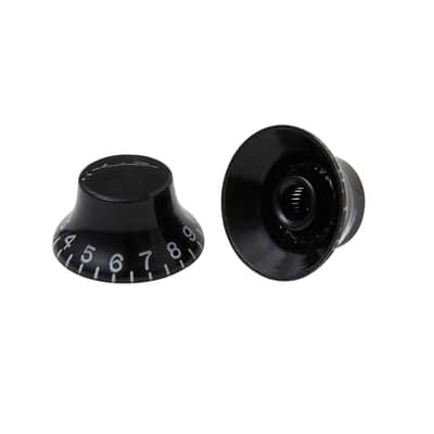 Gibson PRHK-010  Black Top Hat Knobs - 4 pack image 2
