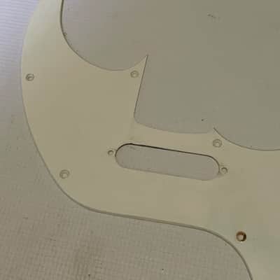 1989-91 Charvel Jackson Model Spectrum White Factory Guitar Pickguard 1 Ply image 5
