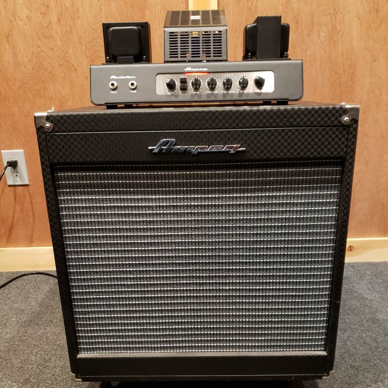 Ampeg Portaflex Combo PF-50T Head with PF115HE Cab, 50-Watt Tube Bass Amp image 1