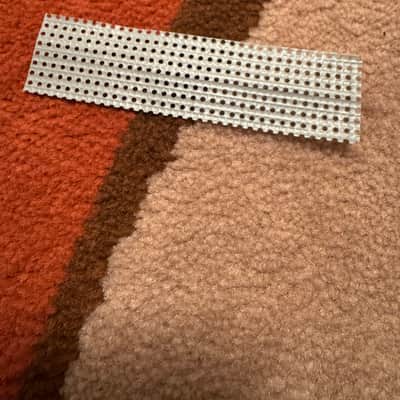 Hagstrom Cheese grater gold foil material 4” by 1” reproduction image 4