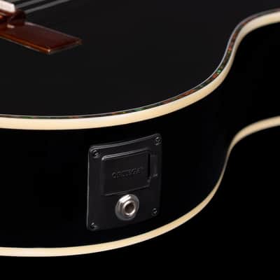 Ortega RCE145BK Family Series Pro Solid Spruce Top Mahogany Neck Cutaway Nylon 6-String Classical Acoustic-Electric Guitar w/Gig Bag image 11
