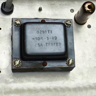 1977 Fender Musicmaster Bass Amp - Silverface Tube Amp with EU 230V Voltage Including Original Owners Manual image 12