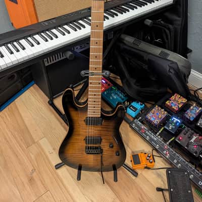 Sterling Music Man Sabre - Cobra Burst image 2