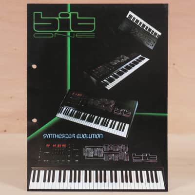 Crumar Bit One synthesizer brochure