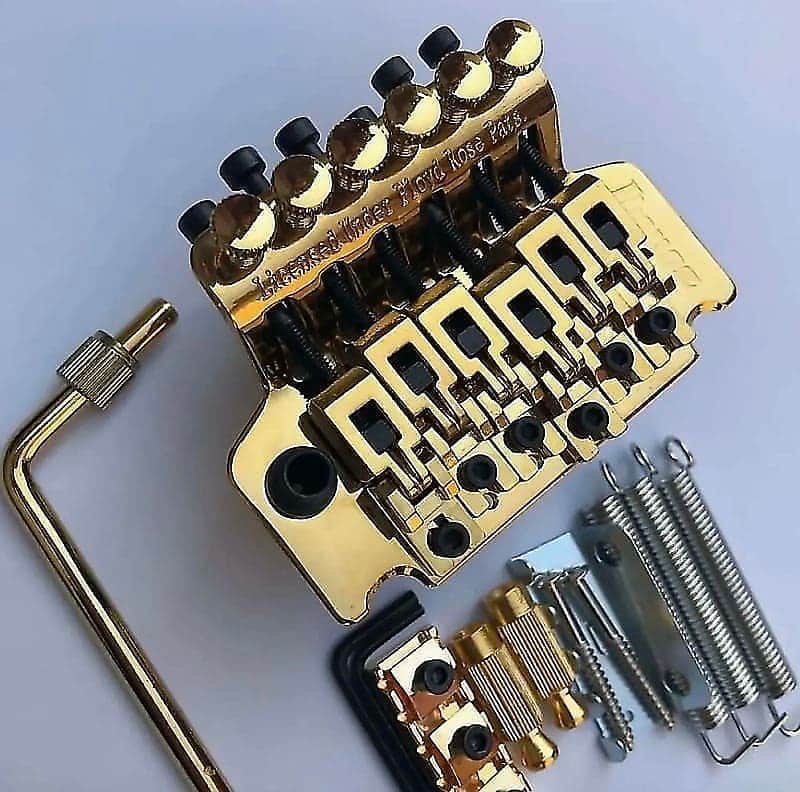 Ibanez Licensed Floyd Rose Bridge Tremolo in Gold image 1