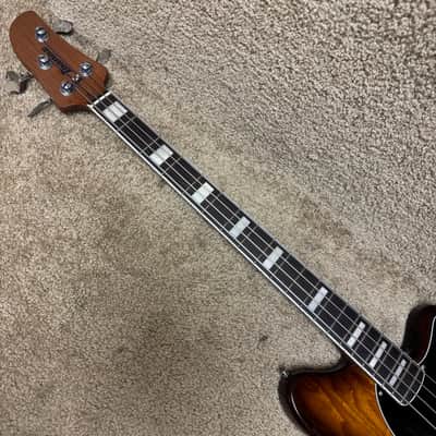 Ibanez Talman Bass TMB400TA-IAB Iced Americano Burst image 5