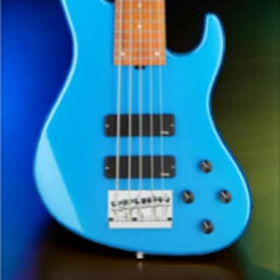 Sadowsky MetroExpress 5-String 24-Fret Modern Bass Roasted Maple Fingerboard 5-String Solid Ocean Blue Metallic High Polish image 2