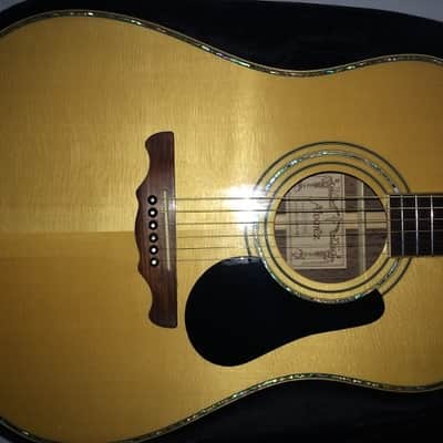 ALVAREZ-PD-100S-ACOUSTIC-TREE-of-LIFE-GUITAR-W-CASE-Exce image 7