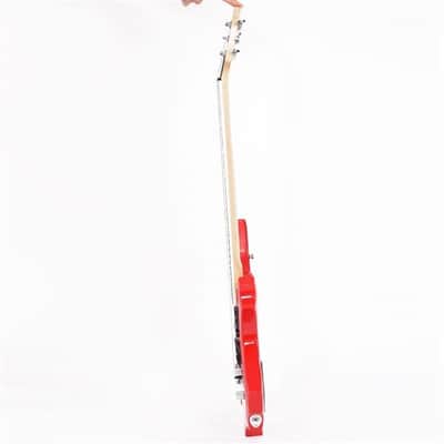 Glarry Flame Shaped Electric Guitar with 20W Electric Guitar Sound HSH Pickup Novice Guitar - Red image 7