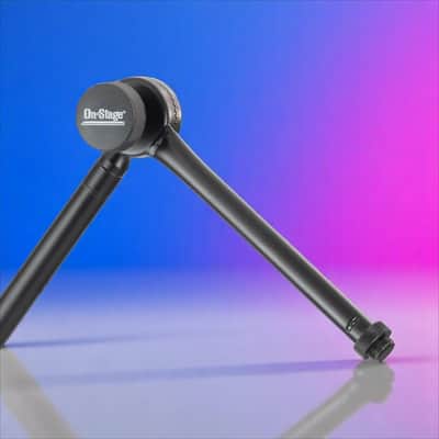 On-Stage SB9600 Tripod Studio Mic Boom Stand w/ 7" Mini Boom Extension â€“ Heavy Duty image 7