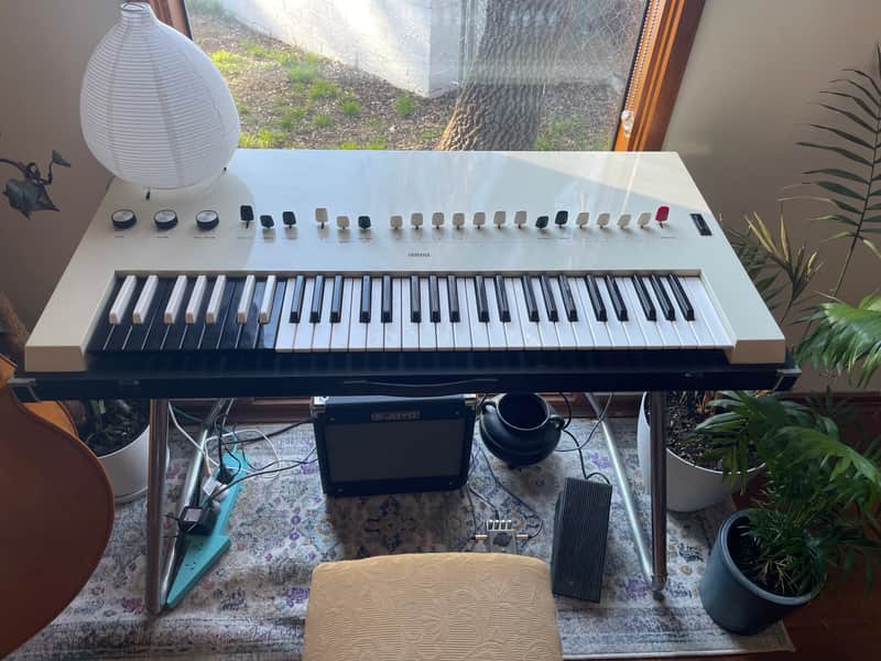 Yamaha Electone YC-20 Electric Organ - 1960s-70s - Cream image 1