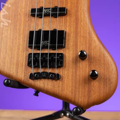 Ish x Warwick Dolphin SN TCS Custom Shop Endangered Species 4-String Bass Wenge Fretboard image 4