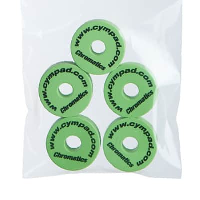 Cympad Chromatics Premium Foam Green Cymbal Felts 5 Pack CYM CS15/5-G image 2