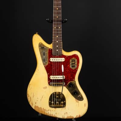 Fender Jaguar 1964 - Olympic White with Matching Headstock image 12