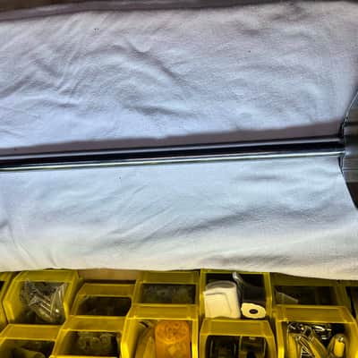 Slingerland Magnum70s/80s chrome double tom holder platform with down tube image 2