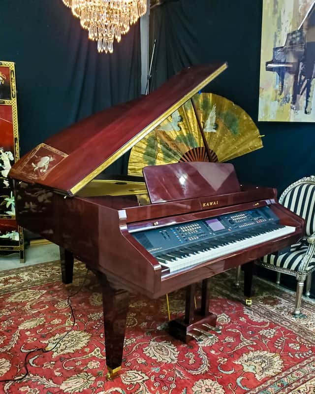 Kawai CP 205 Digital Grand Piano - 5'3" Gloss Mahogany image 1