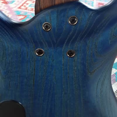 Warwick German Pro Series GPS Corvette $$ 2010s - ocean blue oil image 9