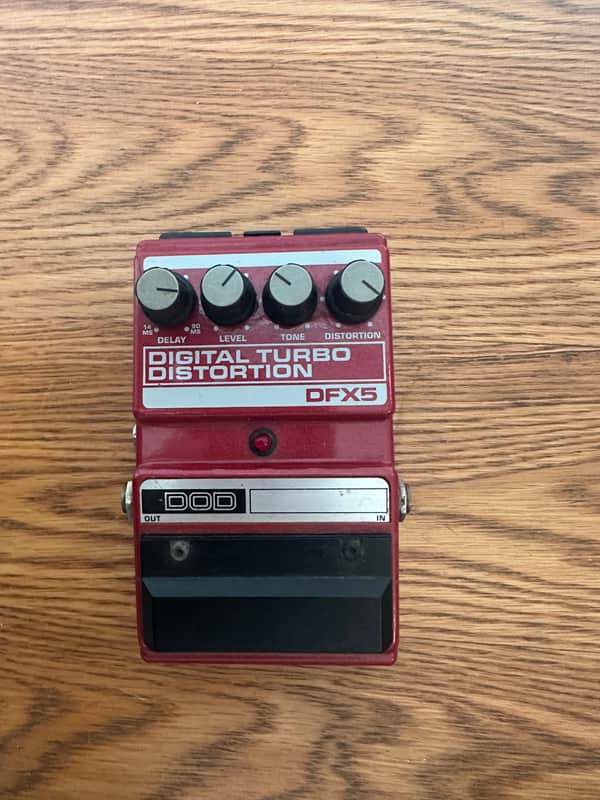 DOD Digital Turbo Distortion DFX5 1980s - Red image 1