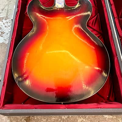 Welson DS-2T Hollowbody electric guitar 1960’s - Sunburst vox EKO Crucianelli es-335 original vintage italy image 13