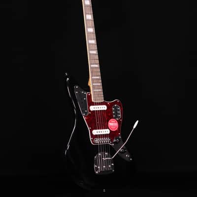 Squier Classic Vibe '70s Jaguar, Laurel FB, Black image 8