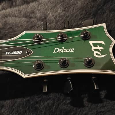 ESP LTD EC-1000 Deluxe See Thru Green 2020 image 6
