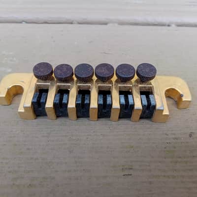 Vintage 1980's Gibson TP-6 Gold Fine Tuning Guitar Tailpiece! image 3