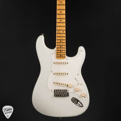 Fender Custom Shop Limited Edition 1956 Stratocaster Journeyman Relic - Desert Tan/Custom Shop NAMM Event Instrument #188 #CZ589378 image 5