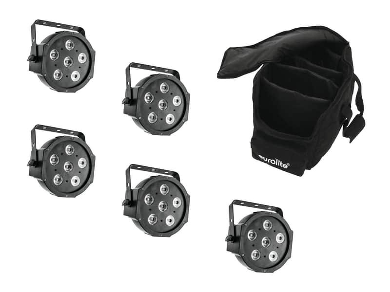 eurolite 5x LED SLS-6 TCL + Soft Bag image 1