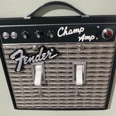 Bbguitar Fender Champ Amp Inspired Switch Plate 2025 - Blackface image 6