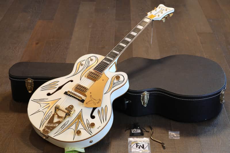 Mint! 2008 Gretsch G7593 White Falcon "Jimmy C" 125th Anniversary Electric Guitar One Off White Falcon + OHSC image 1