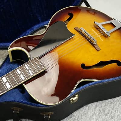 Vintage 1987 made Greco Super Real Project Series FA-67-70 Hollow body w/Hardcase Made in Japan image 2