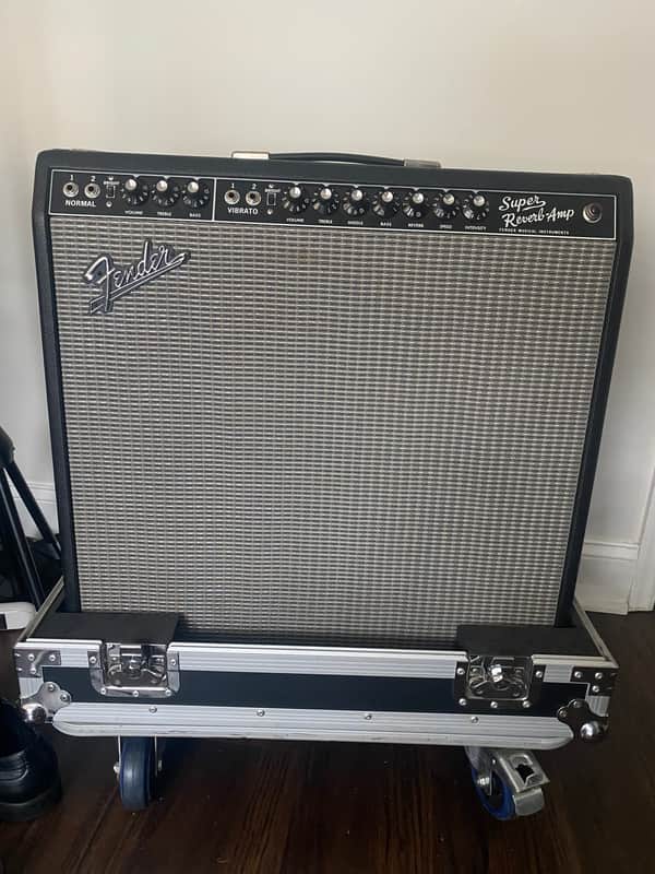 Fender '65 Super Reverb Reissue 45-Watt 4x10" Guitar Combo (road case sold) image 1
