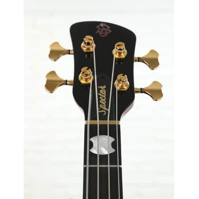 Spector Euro 4 LT Bass Guitar - Red Fade Gloss image 7