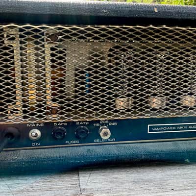VINTAGE VAMP "VAMPOWER" MK III "AUDIO-PACK" 100 WATT - ALL ORIGINAL - EARLY 70'S - RARE - MADE IN UK image 6
