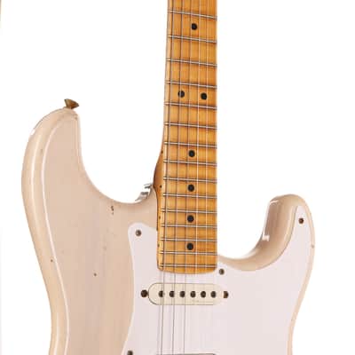 Fender Custom Shop Eric Clapton Stratocaster Journeyman Relic Masterbuilt Todd Krause Aged White Blonde image 6