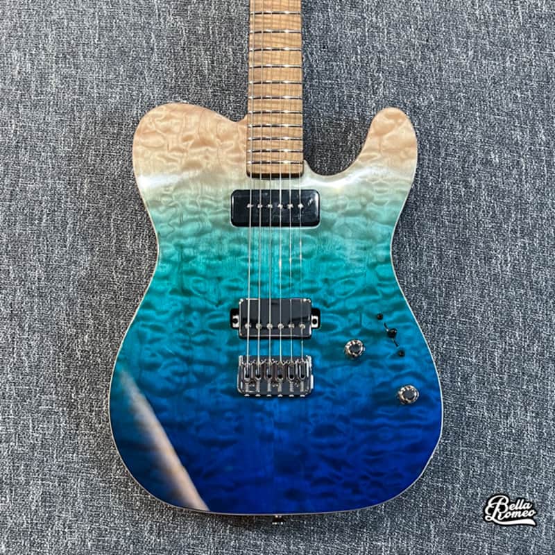 LsL Instruments "Callista" Bad Bone 290DX Laguna Blue Gradient Guitar [New]