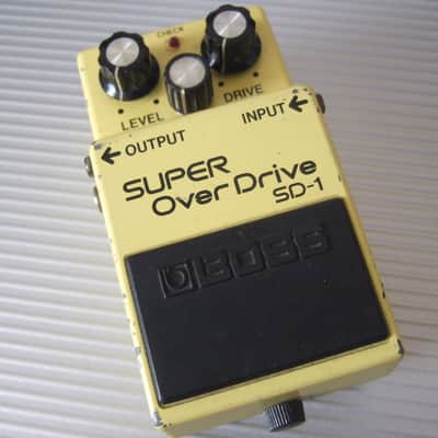 Boss SD-1 Super Overdrive 1981 - 1988 Made In Japan | Reverb