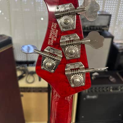 Ernie Ball Music Man 30th Anniversary StingRay 4 H Trans Red image 11