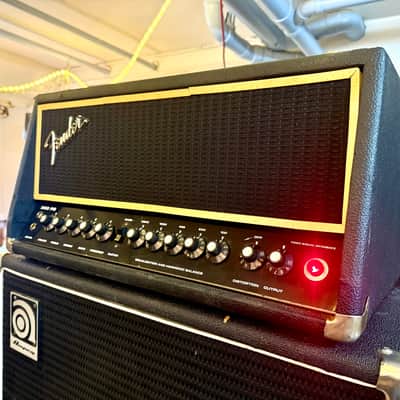 Fender 300ps bass guitar amplifier c 1969 Blackface all tube 300 watt ampeg svt killer original vintage usa 300-PS image 3