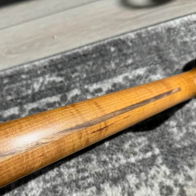NEW Fender Licensed Allparts Flamed Quartersawn Roasted Maple Nitrocellulose Neck image 17