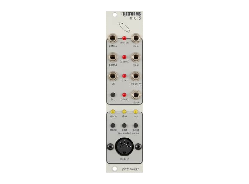 Pittsburgh Modular Lifeforms MIDI 3 Midi to CV Converter [USED] image 1